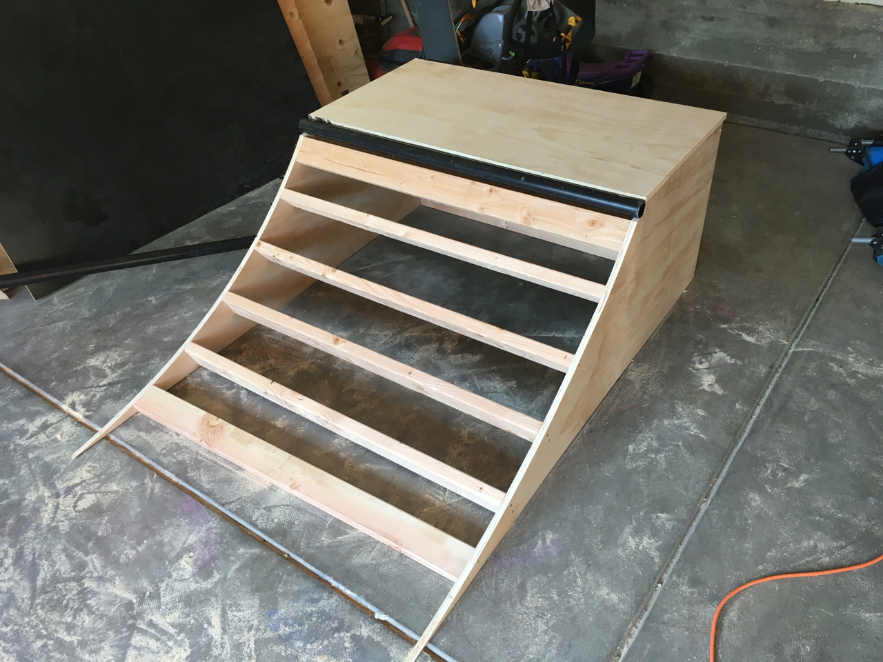 Garage Quarter Pipe Building A Micro Skate Ramp — Do It Projects